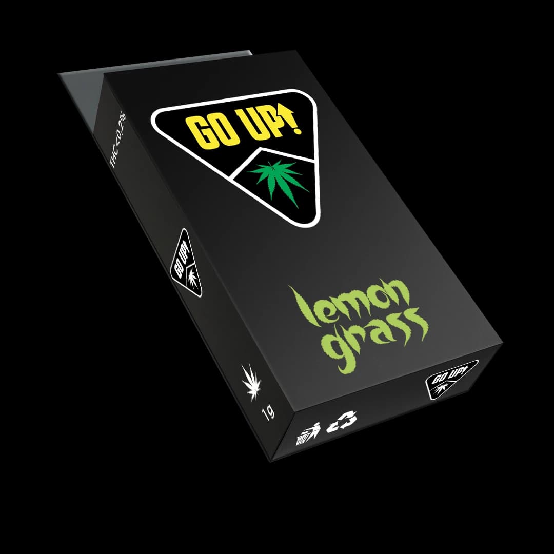 GO UP Limun mirisni cvijet konoplje u crnoj kutiji od 1 g