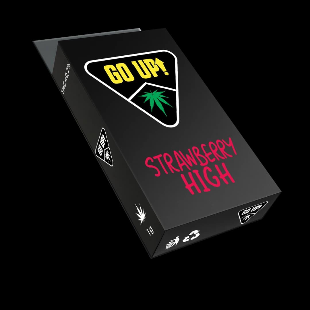 GO UP Jagoda mirisni cvijet konoplje u crnoj kutiji od 1 g