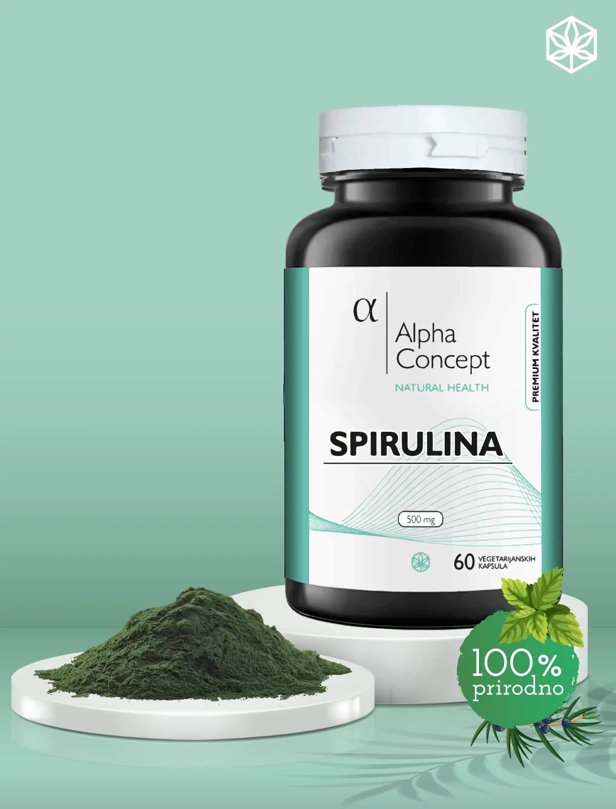 Spirulina – modrozelena alga